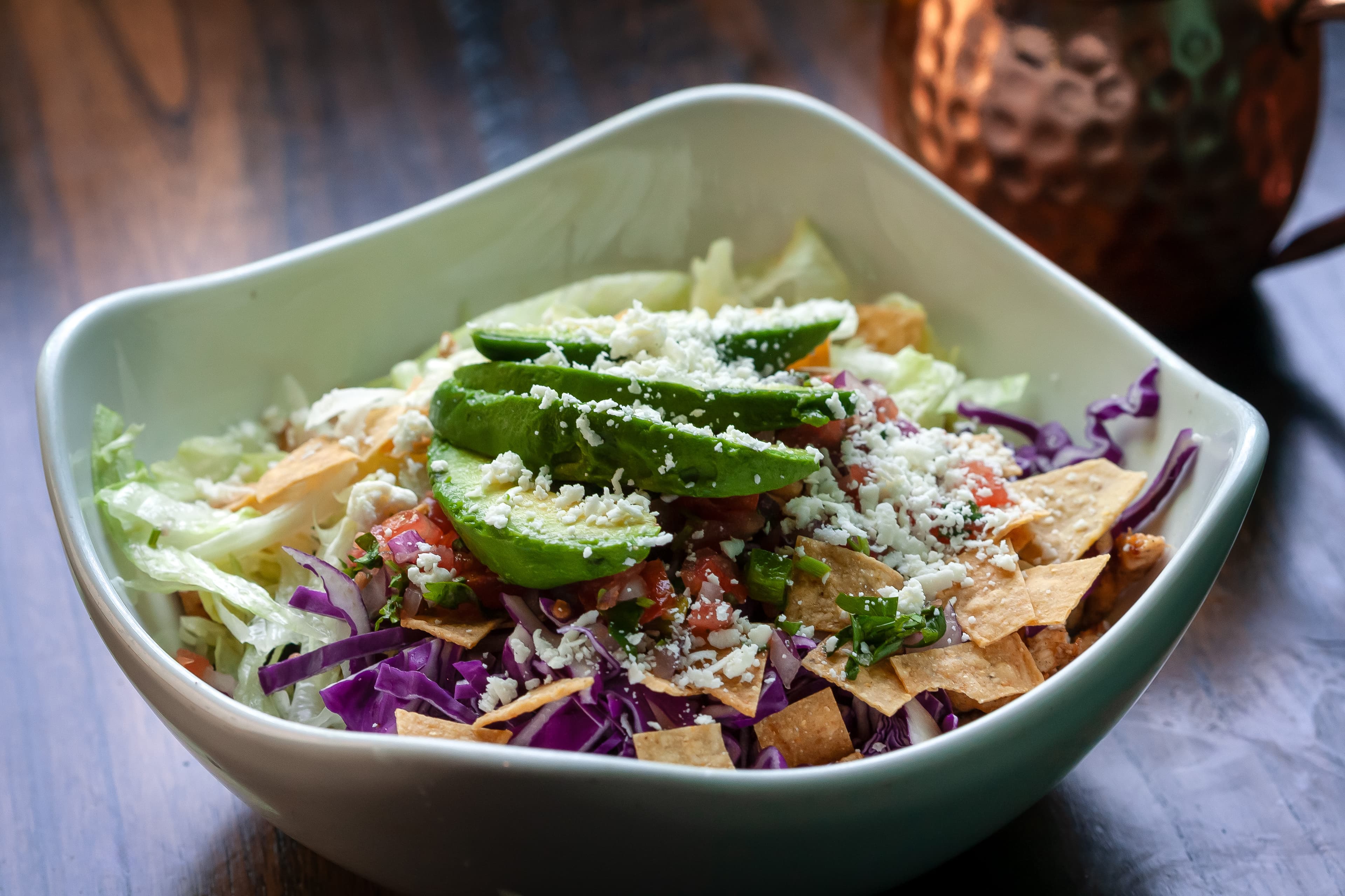 Fit Bowl with avocado and queso fresco